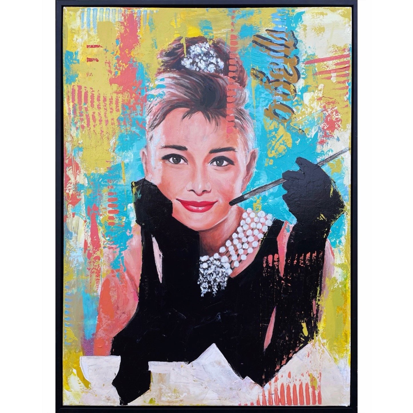 Audrey - Original Mixed Media Painting