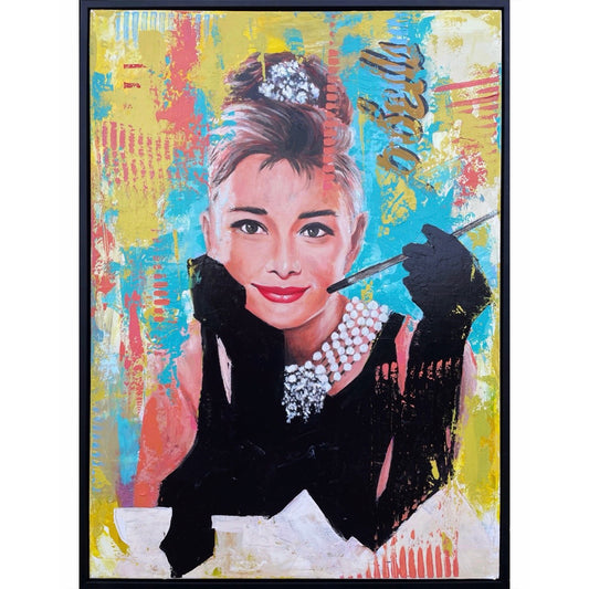 Audrey - Original Mixed Media Painting