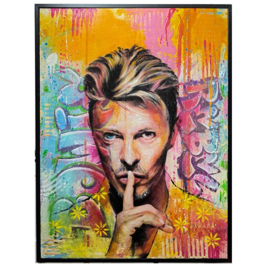 Bowie Rebel - Original Mixed Media Painting
